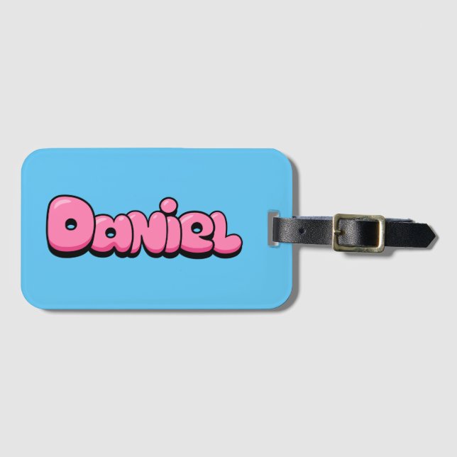Daniel Luggage Tag (Front Horizontal)