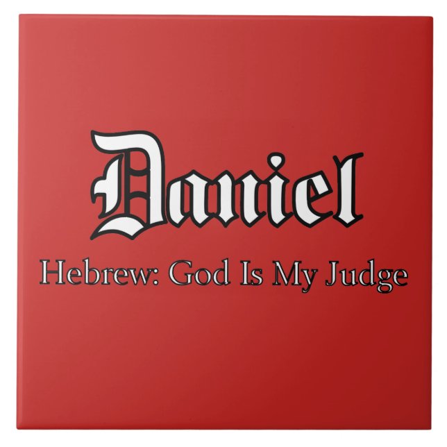 Daniel Meaning Tile (Front)