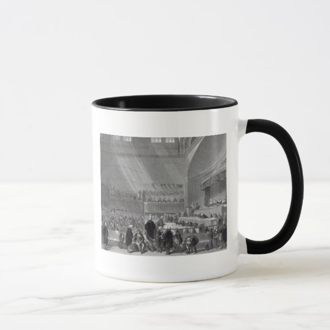 Daniel O'Connell standing trial in 1844 Mug (Right)