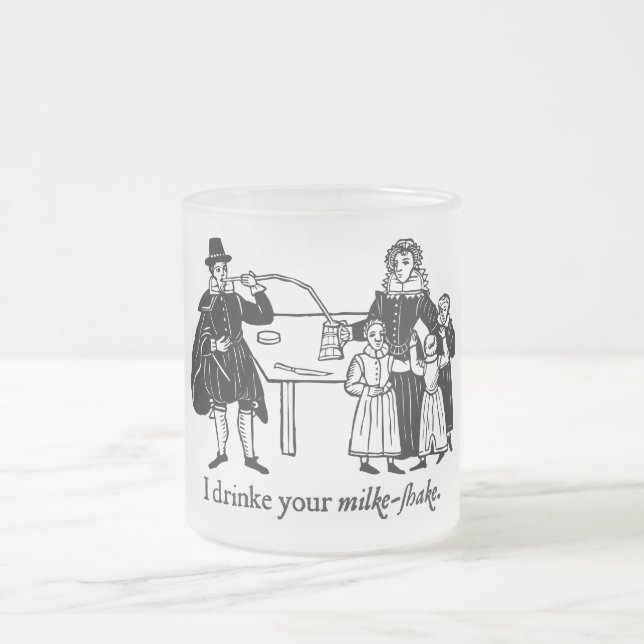 Daniel (Olden) Day Lewis (mug) Frosted Glass Coffee Mug (Center)