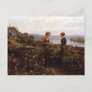 Daniel Ridgway Knight "Gossiping" Postcard