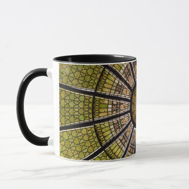 Daniel Stowe Botanical Garden - stained glass Mug (Left)