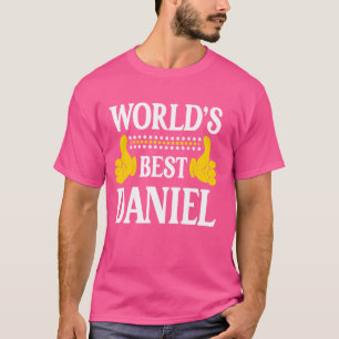 Daniel Surname Team Family Last Name World's Best T-Shirt