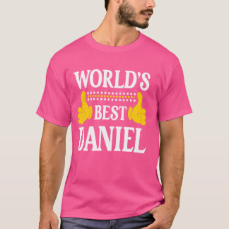 Daniel Surname Team Family Last Name World's Best T-Shirt