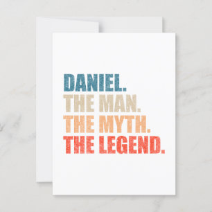 Daniel The Man The Myth The Legend Postcard