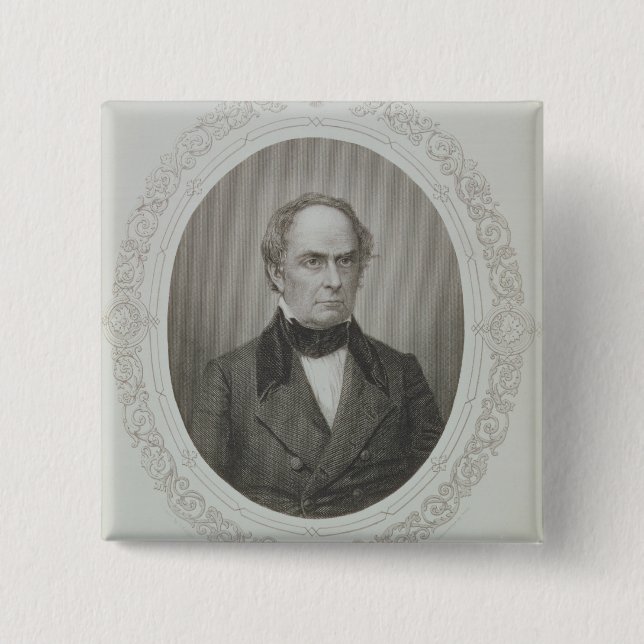 Daniel Webster 15 Cm Square Badge (Front)
