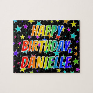 "DANIELLE" First Name, Fun "HAPPY BIRTHDAY" Jigsaw Puzzle