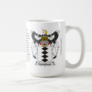 Danielson, the Origin, the Meaning and the Crest Coffee Mug