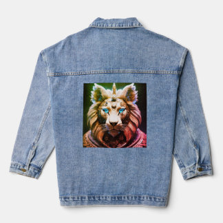Danim jaceat lion disgin denim jacket