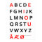 Danish Alphabet Poster