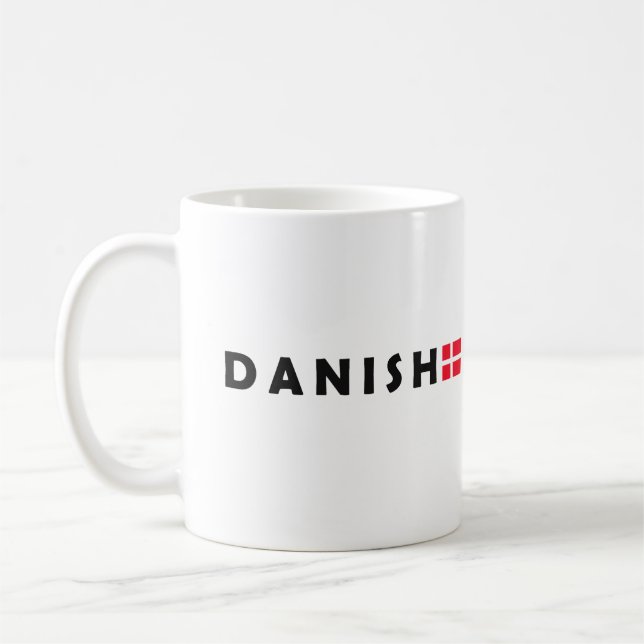 Danish, Denmark Coffee Mug (Left)