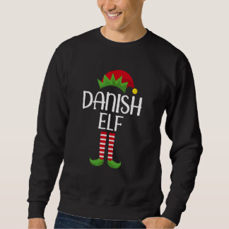 Danish Elf Family Matching Group Christmas Party P Sweatshirt
