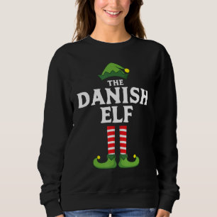 Danish Elf Matching Family Group Christmas Pajama Sweatshirt