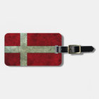 Danish Flag Aged Steel Effect