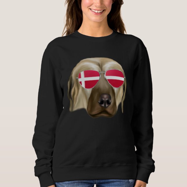Danish Flag Anatolian Shepherd Dog Dog Denmark Poc Sweatshirt (Front)