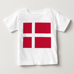 Danish Flag Baby T-Shirt