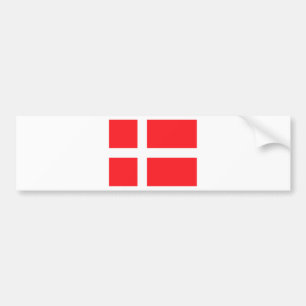 Danish Flag Bumper Sticker