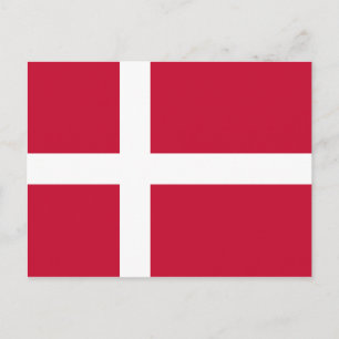 Danish Flag Postcard
