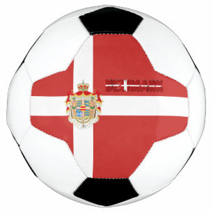 Danish flag soccer ball