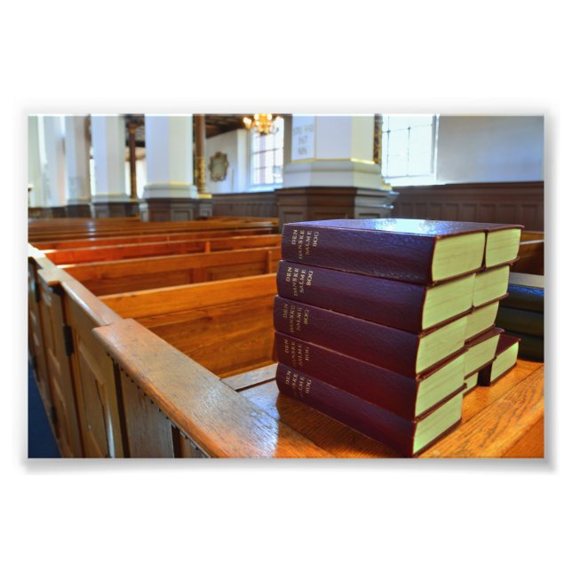 Danish Hymn Books Photo Print (Front)