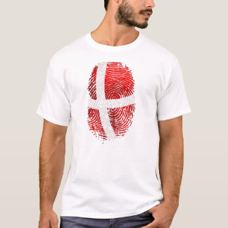Danish identity Dansk fingerprint DNA gifts T-Shirt