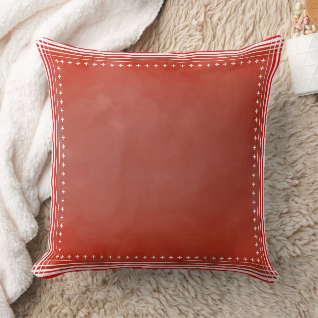 Danish Inspired Red Cushion (Blanket)