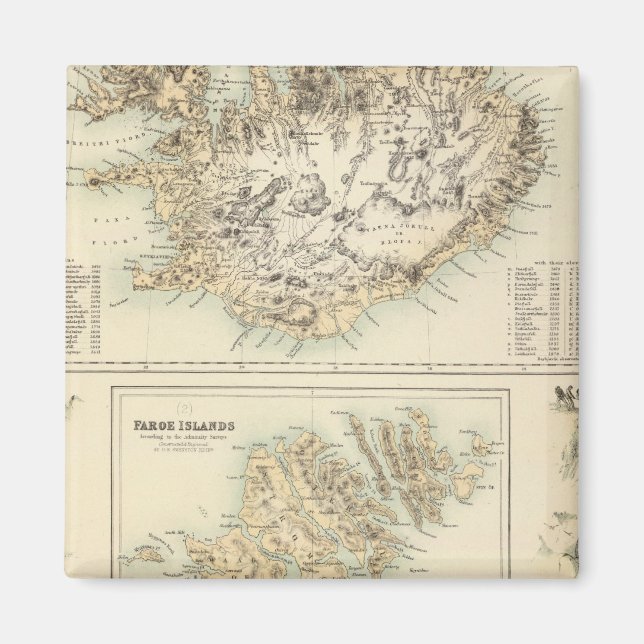 Danish Islands in the North Atlantic Ocean Magnet (Front)