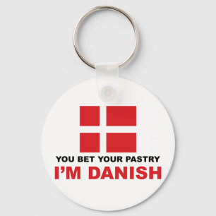 Danish Pastry Key Ring