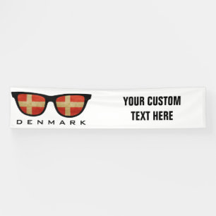 Danish Shades custom text & colour banner
