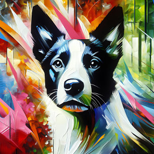 Danish-Swedish Farmdog Dog Acrylic Print Jigsaw Puzzle