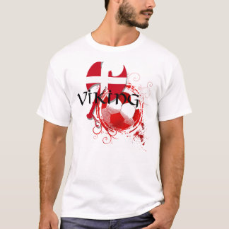 Danish Viking Soccer Football Fudbold gifts T-Shirt