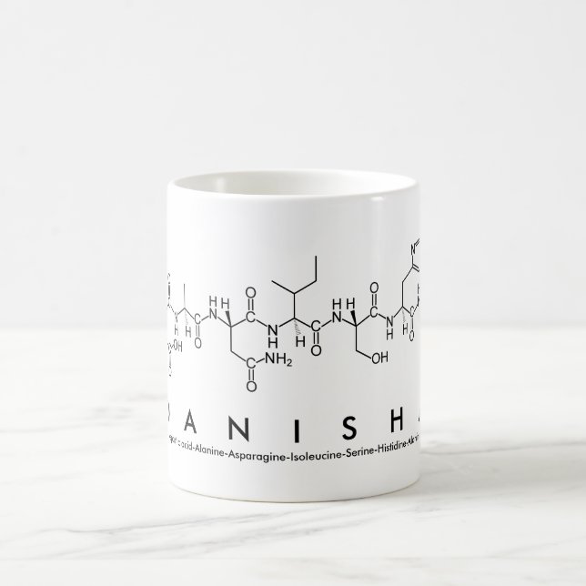 Danisha peptide name mug (Center)