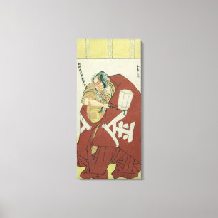 Danjuro in the role of Sakatano Kintoki Canvas Print