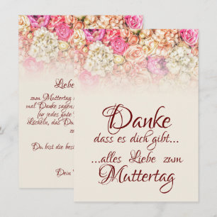 Danke, dass es dich gibt - Muttertag