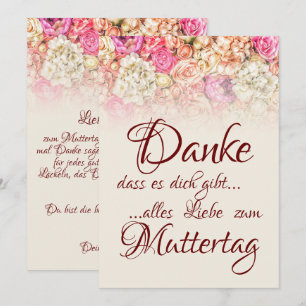 Danke, dass es dich gibt - Muttertag