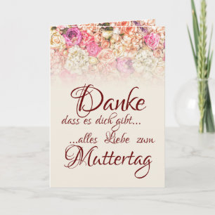 Danke, dass es dich gibt - Muttertag Card