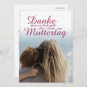 Danke, dass es dich gibt, Muttertag, Mutter & Kind