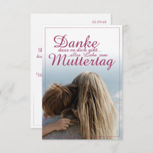 Danke, dass es dich gibt, Muttertag, Mutter & Kind