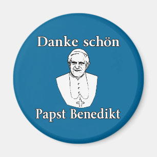Danke Schon Pope Benedict Magnet