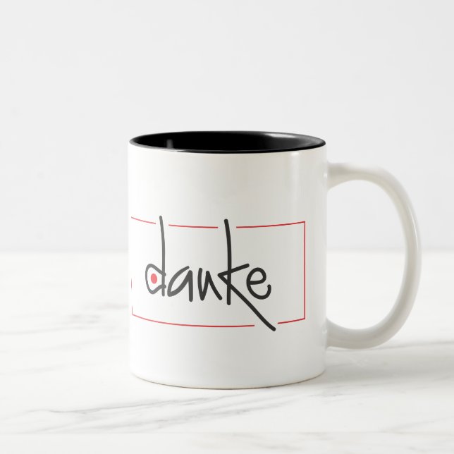 Danke Thank you in any language Mug (Right)