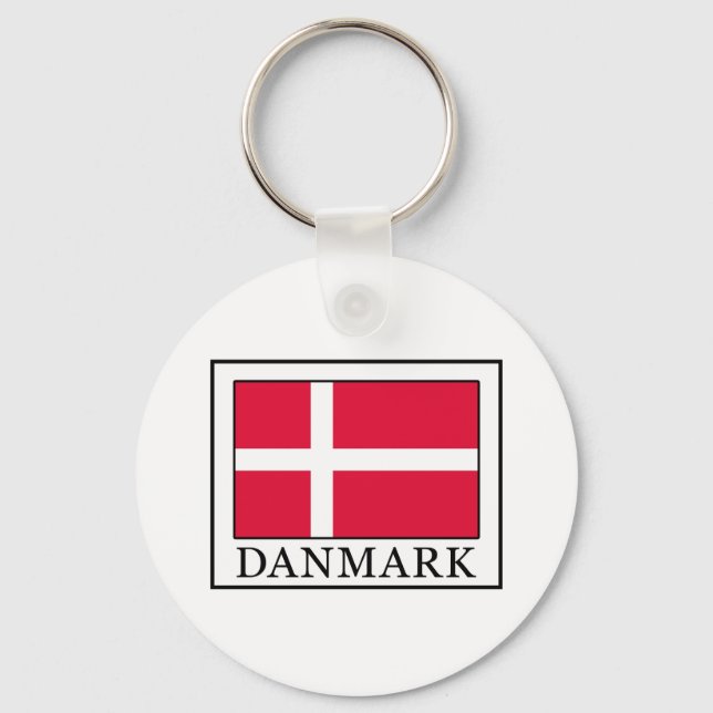 Danmark Key Ring (Front)