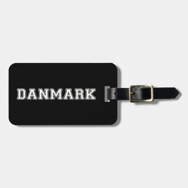 Danmark Luggage Tag (Front Horizontal)
