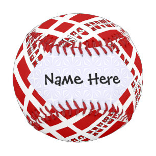 Danmark óg Dannebrog Tiled Personalised Baseball