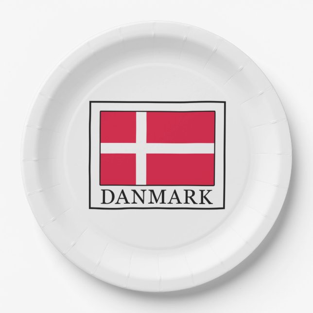 Danmark Paper Plate (Front)