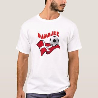 Danmark soccer fudbold flag of Denmark gear T-Shirt