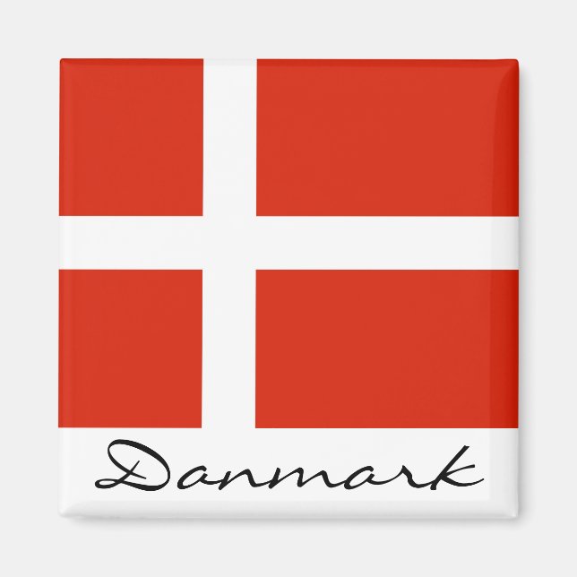 Danmark with Dannebrog Magnet (Front)
