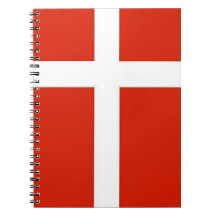 Dannebrog; The Official Flag of Denmark Spiral Notebook