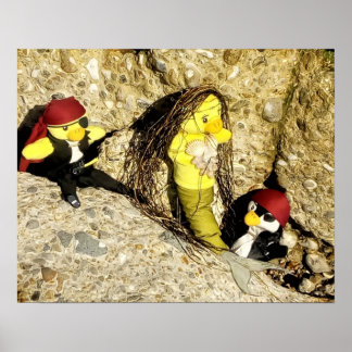 Danni the Mermaid and Pirates Poster