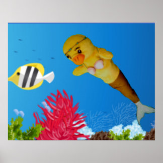 Danni the Mermaid Poster