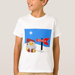 Danny Duck as Santa heads to the North Pole T-Shirt